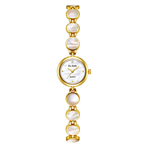 2025 nouveau rétro haut de gamme <span class=keywords><strong>Quartz</strong></span> <span class=keywords><strong>montre</strong></span> pour femmes Aurora couleur naturelle coquille verre cadran fenêtre pointeur affichage dernière mode - Product Image 3
