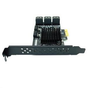 Tarjeta de Expansión SATA PCI-E a Sata 3.0 de 8 Puertos, Adaptador de 8 Puertos 6G, Expansión para Disco Duro IPFS 88SE9215 - Product Image 3