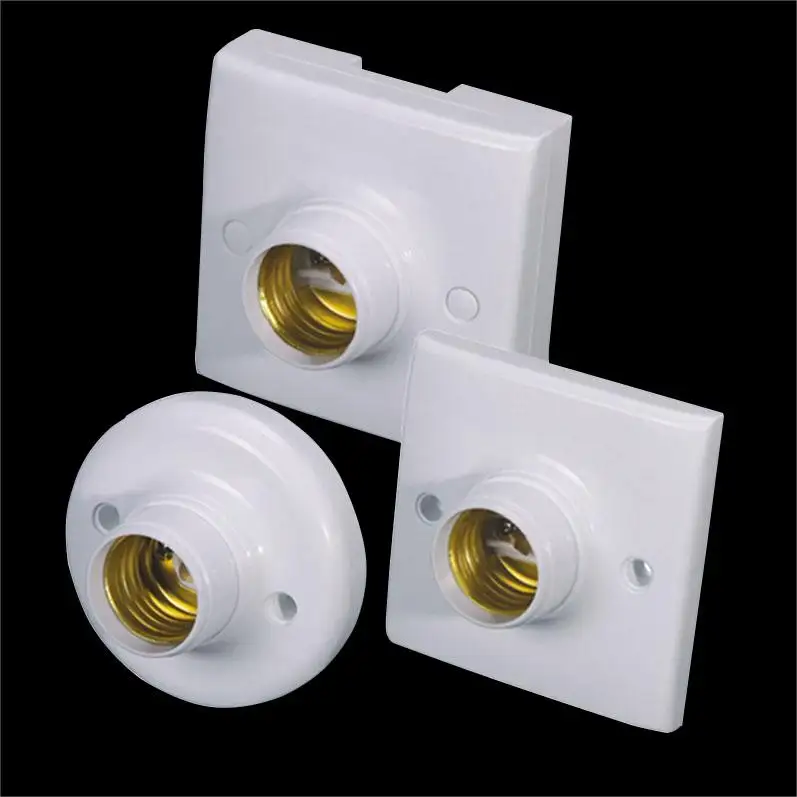 Bulb Holder for Wall, E27 Batten 220Volts Lamp Holder for Led/Electric Bulb for Home Indoor Outdoor Use