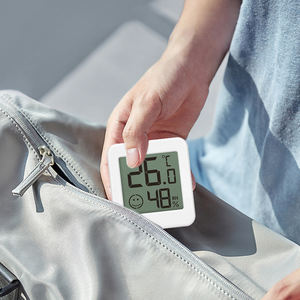 EMAF-Termohigrómetro <span class=keywords><strong>digital</strong></span> para el hogar, monitor de pared con sensor de temperatura LCD magnético portátil - Product Image 2