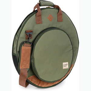 Échantillon gratuit de sac de transport pour cymbales avec poignée de transport, bretelles durables et doubles poches, idéal pour un rangement anti-poussière - Product Image 3