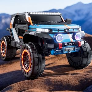 Sıcak satış büyük boy elektrikli araba çocuklar için binmek araba canavar kamyon oyuncak arabalar için çocuk akülü 4 tekerlekler araç - Product Image 4