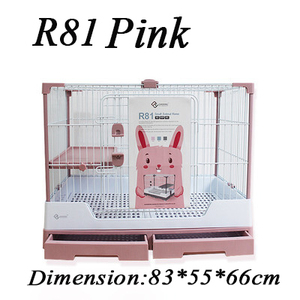 R81 nouvelle grande <span class=keywords><strong>cage</strong></span> à lapin à double tiroir empêche la miction - Product Image 2