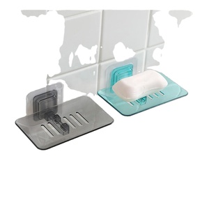 1 pièce Porte-savon de douche pour salle de bain, boîte de rangement pour savon, support en plastique économique, plateau de rangement pour la maison - Product Image 2