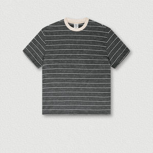 T-shirt Casual in cotone a manica corta Vintage di marca personalizzata con stampa Laser stampata per Look diretto alla fabbrica - Product Image 5