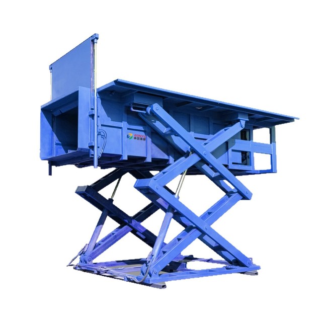 8 Square Buried Garbage Compression Station Horizontal Direct Pressure Motor Wear-Resistant Overload Protection One-Way