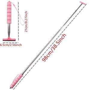 ที่ปัดน้ำฝนกระจกมองหลังรถยนต์แบบด้ามยาวพับเก็บได้ แปรงทำความสะอาดกระจกรถยนต์แบบยืดหดได้ - Product Image 3