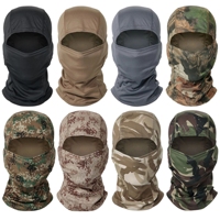 Cagoule tactique camouflage CS Wargame chasse cyclisme sport casque doublure masque complet casquette