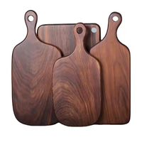 Planche à découper en bois foncé pour fromage de cuisine et plateau en bois de table décoration de vacances planche à découper en bois d'acacia