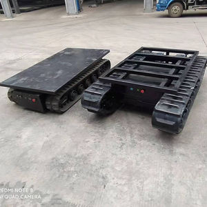 Xinta Robot véhicule à chenilles châssis train d'atterrissage pistes agricoles en caoutchouc acier chenille hydraulique/électrique modèle 1 an - Product Image 3