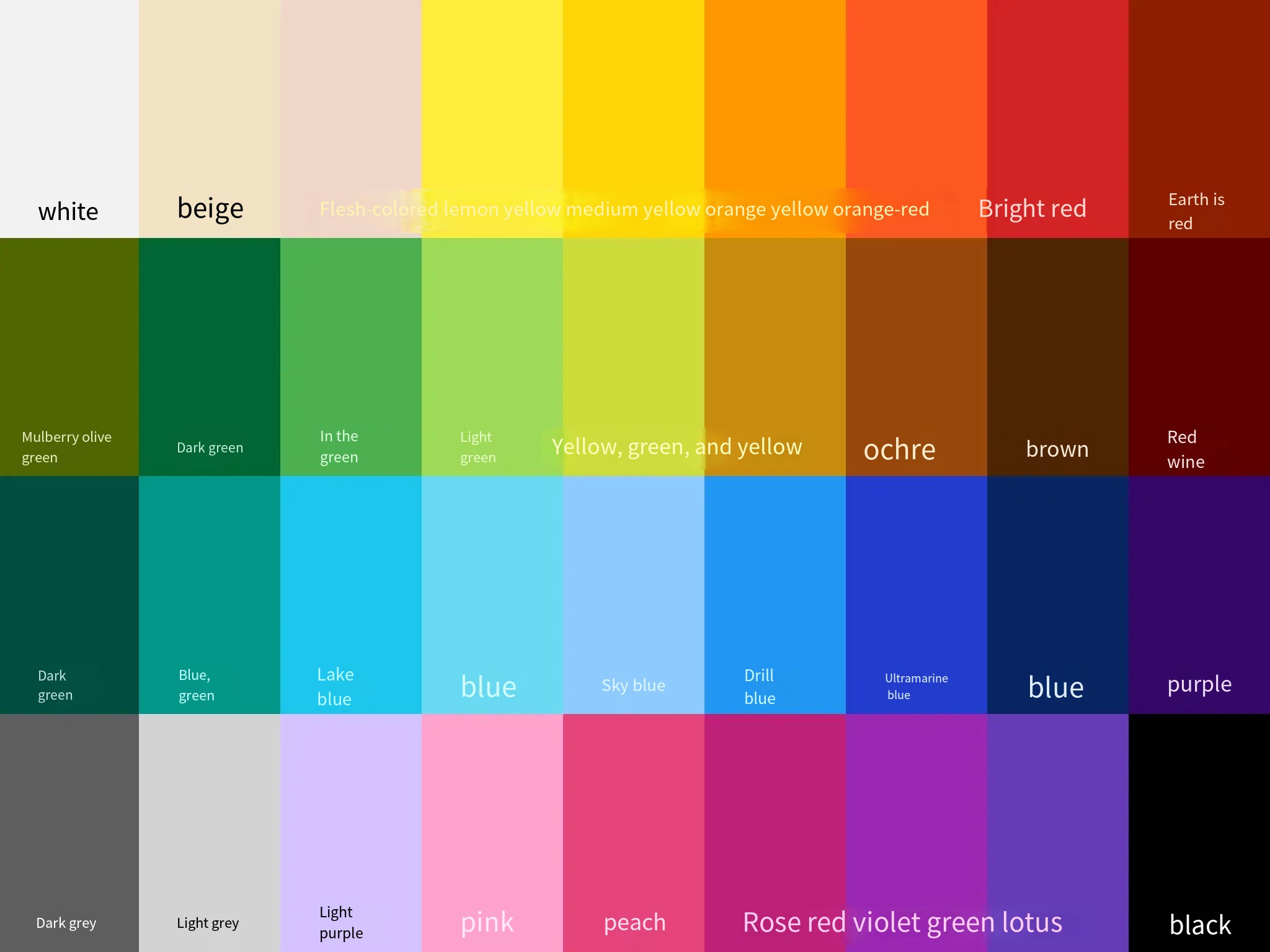 Couleur de conception