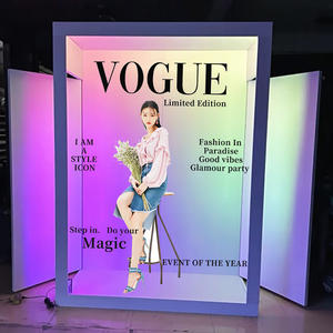 Gran oferta, Selfie portátil para cabina de fotos, caja de boda con luz de relleno Led, cabina de fotos, revista, cabina de fotos con espejo - Product Image 4