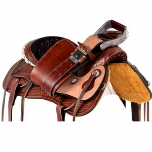 Silla de Montar Inglesa Profesional de la Mejor Calidad, Cuero Genuino, Ajustable, para Entrenamiento y Exhibición, Cantidad al por Mayor - Product Image 1