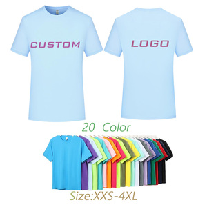 Camiseta Casual <span class=keywords><strong>de</strong></span> Verano para Hombre, 100% Poliéster, Cuello Redondo, Manga Corta, Secado Rápido, Transpirable, con Serigrafía para Impresión, Tejido <span class=keywords><strong>de</strong></span> <span class=keywords><strong>Punto</strong></span> - Product Image 1