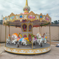 Promotion : Manège intérieur pour enfants et adultes, carrousel de parc d'attractions, balançoire à chevaux pour enfants en extérieur