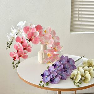 Orquídeas Phalaenopsis Artificiales Impresas en 3D con Tallos Largos y 9 Flores, Textura Realista, Decoración para el Hogar y Flores Decorativas para Bodas - Product Image 2