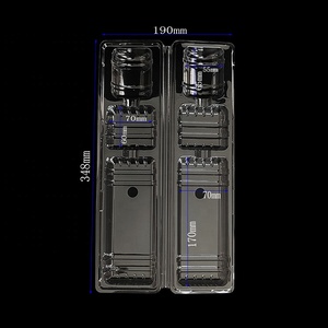 再生宠物塑料活植物车苗花盆运输保护吸塑盒 - Product Image 5