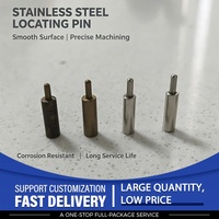 Pasador de localización renovable con buje de inserción y tornillo de seguridad para una durabilidad en condiciones de producción prolongadas y una configuración rápida de herramientas.