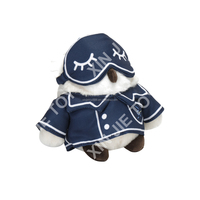 Jouet en peluche rembourré de polyester à succès, jouets en peluche personnalisables avec des vêtements, cadeau de Noël, jouet en peluche avec des vêtements