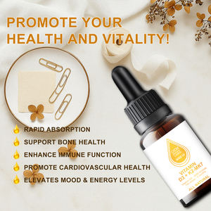 فيتامين ممتاز D3 + + قطرات ، جرعات ، دعم الكالسيوم الطبيعي لصحة العظام - Product Image 5