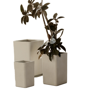 Jardinières pots <span class=keywords><strong>de</strong></span> semis pour plantes, pots <span class=keywords><strong>de</strong></span> fleurs pour la croissance des plantes, jardinière moderne écologique avec plateau - Product Image 1