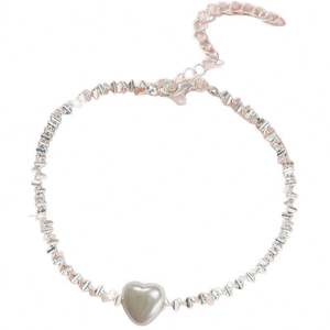 สร้อยคอไข่มุกสแตนเลสแบบเรียบหรู สไตล์ยุโรป-อเมริกัน ระดับไฮเอนด์ หรูหราเบาๆ สินค้าขายดีข้ามพรมแดน - Product Image 5