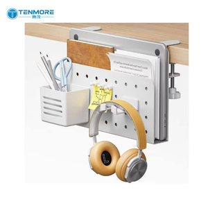 Organizador <span class=keywords><strong>de</strong></span> Escritorio con Clip para Panel Perforado, Estante <span class=keywords><strong>de</strong></span> Almacenamiento Colgante sin Taladro, <span class=keywords><strong>Asistente</strong></span> <span class=keywords><strong>de</strong></span> Escritorio Modular con Soporte Magnético para Bolígrafos - Product Image 3