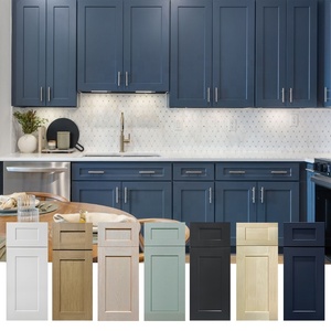 Armoires de style Bule Shaker pour cuisines contemporaines |   Meubles de cuisine américains pour les développeurs |   Armoire de cuisine RTA - Product Image 1