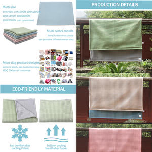COLLABOR Manta de refrigeración OEM ODM de 5 colores para cama Manta de refrigeración lavable de fábrica para perros Manta de refrigeración de hielo plegable - Product Image 3