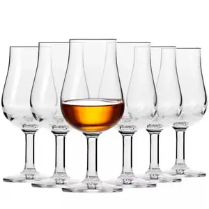 Elegant Whisky Glasses Set - 6-Piece Collection - 5.2 inch  132 mm  100ml 3.4 oz - PRemium Glass - B2B Wholesale - Krosno Glas