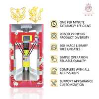 TIANGONGZHU TH3D-170A Printer Permen 3D Printer Cokelat Printer Makanan 3D Mesin Pola Zodiak untuk Hadiah Festival Pertengahan Musim Gugur