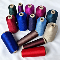 AUDIS Renkli %100 Polyester Filament Nakış İpliği 108D/2 Çevre Dostu Yüksek Dayanımlı Merserize Boyalı Dikiş ve Tığ İşi İçin