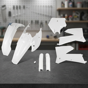 Kit di plastica bianca completa per KTM SX-F 250 2005-2006 motocicli 047 accessori - Product Image 3