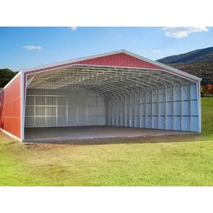 Sanhe Thép Mạ Kẽm Vuông Ống Khung Camper Trailer Bìa Carport Bìa Shed Xây Dựng 12 Ft. W X 20 Ft. L X 7 Ft. H - Product Image 1