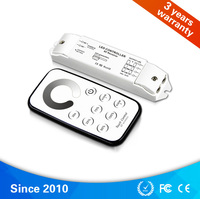 Contrôleur de variateur LED sans fil RF T1 avec télécommande + récepteur R3 DC12-24V 3A 3CH 216W, gradation sans scintillement à 4096 niveaux pour éclairage unique