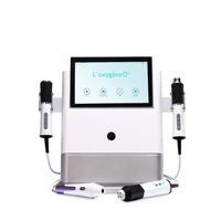 Appareil de soin du visage à oxygène OEM 4 en 1, écran tactile LCD, nettoyage à bulles, analyseur de peau, jet peel, prise US/UK, équipement de beauté à usage commercial