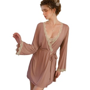 Chemise de nuit en nylon fin avec coussinets amovibles pour femme, tailles M, L, XL – Lingerie sexy pour la maison, l'hôtel et la bain-marie - Product Image 5