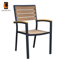 Chaise en bois de teck contreplaqué et aluminium résistante aux UV pour l'extérieur et le jardin, vente en gros
