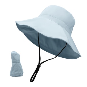 Sombrero de Pescador con Protección UV, Estilo Casual, para Primavera/Verano, Unisex, de Ala Ancha, Plegable, sin Costuras, para Exteriores - Product Image 1