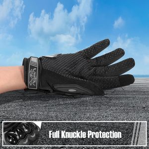 Gants de moto à écran tactile, antidérapants, résistants à l'usure, avec protection des jointures rigides, pour la conduite en extérieur - Product Image 3