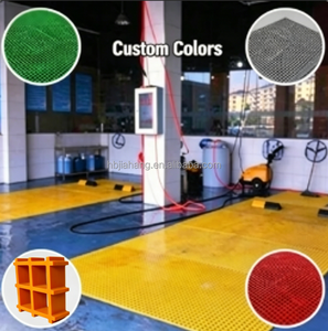 Paneles <span class=keywords><strong>de</strong></span> Rejilla <span class=keywords><strong>de</strong></span> FRP JiaHang <span class=keywords><strong>de</strong></span> Alta Resistencia y Fácil Instalación con Superficie Ranurada para Uso Comercial en Lavaderos <span class=keywords><strong>de</strong></span> Autos - Product Image 3