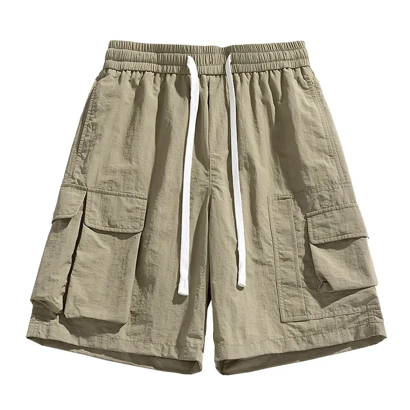 ANSZKTN Summer new water-proof light anti-fouling cargo shorts casual pants split hot selling