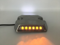 Borne lumineuse routière LED filaire durable, protection IP67, fréquence de clignotement réglable, boîtier en aluminium moulé, DC 24V pour tunnel