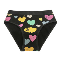 Sous-vêtement étanche imprimé à la mode 4 Culotte Menstruelle Absorbant Filles Période Menstruelle Culotte pour Adolescentes Filles