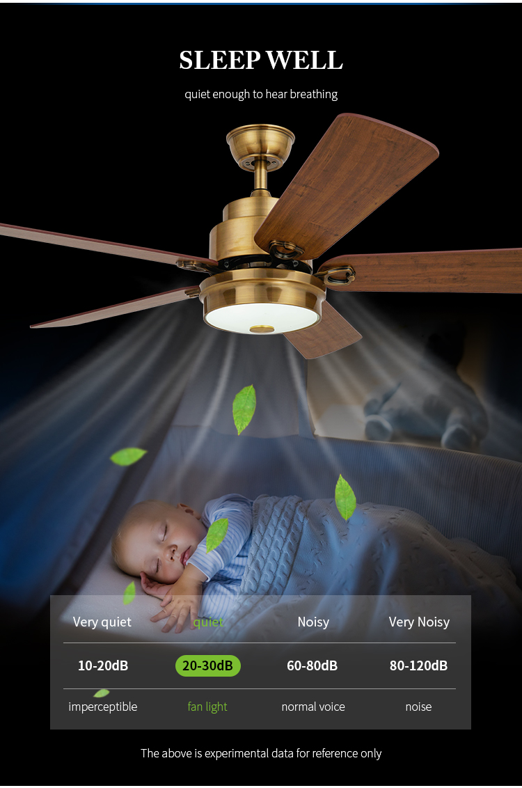 Breeze.lux Hot sale house decorative modern ceiling with fan