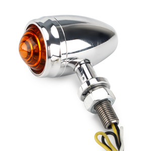 Luces Intermitentes LED Universales de Aluminio para Motocicleta de 10 mm, Indicadores de 12 V para Chopper, Bobber, <span class=keywords><strong>Cafe</strong></span> <span class=keywords><strong>Racer</strong></span> Personalizado - Product Image 2