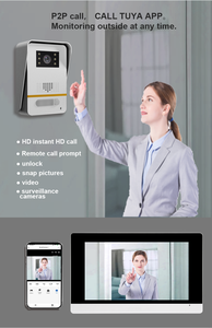 <span class=keywords><strong>Interphone</strong></span> pour téléphone de porte multi appartement Sonnette Wifi 7 ''Tft Écran Lcd Sonnette <span class=keywords><strong>Sip</strong></span> maison de haute qualité - Product Image 4