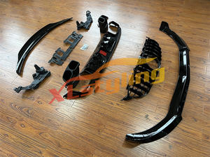 Paraurti Auto in ABS, Splitter Anteriore BRS, Diffusore Posteriore, Griglia GT, Spoiler PSM per <span class=keywords><strong>Mercedes</strong></span> W205 <span class=keywords><strong>C205</strong></span> 15-17 - Product Image 6