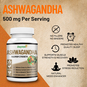 Daynee ashwagandha massima forza del sonno allevia lo Stress La capsula di richiamo Immune bilancia i livelli di cortisolo naturalmente le pillole - Product Image 2