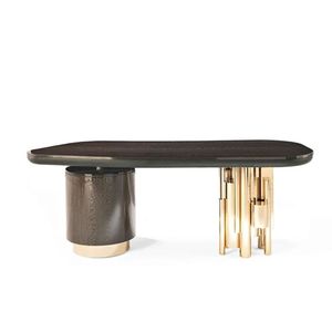 Scrivania italiana semplice Post-Villa moderna scrivania da ufficio studio Design elettrico divisione luce di lusso scrivania per Computer di fascia alta - Product Image 3